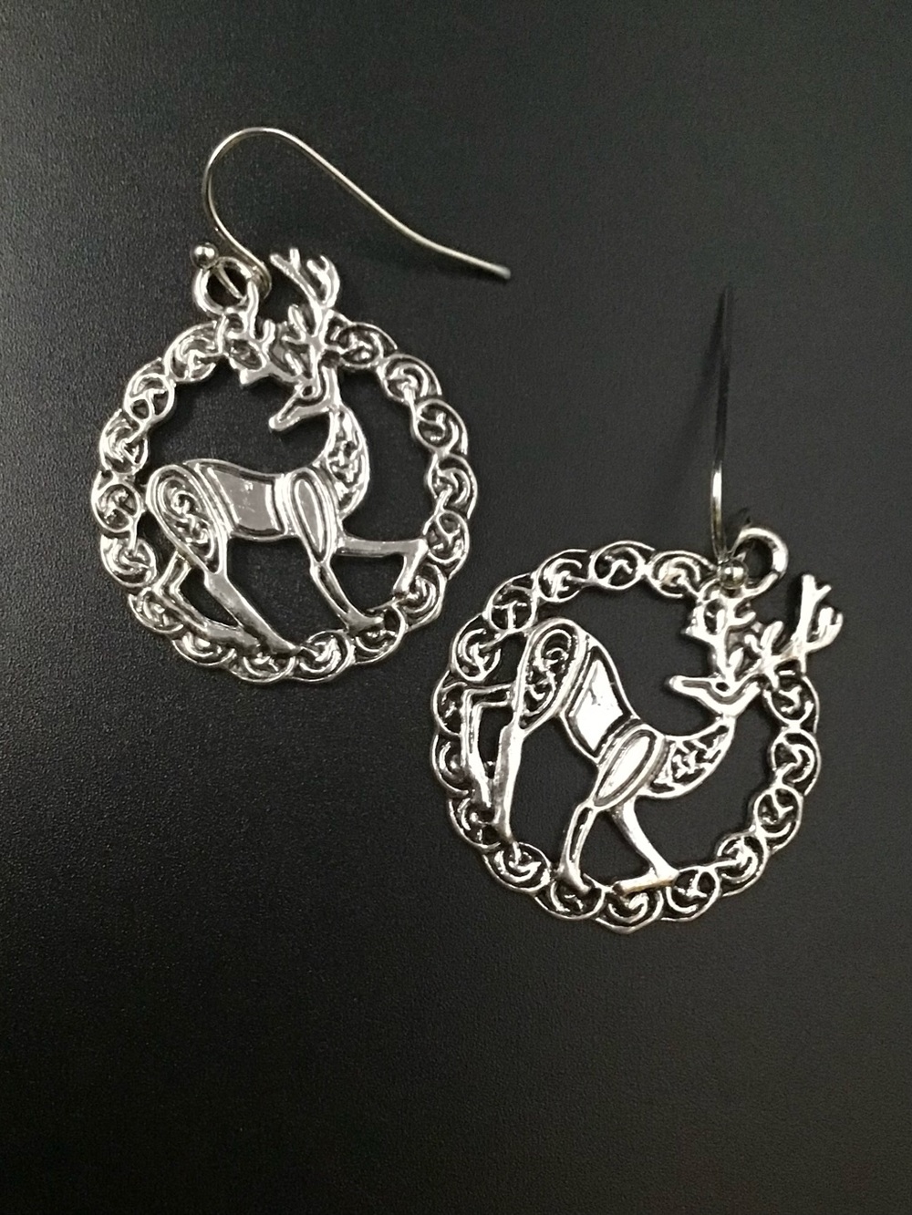 Reindeer Wreath Earrings